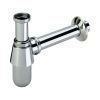 VivaStyle króm búraszifon fém - mosdóhoz - leeresztővel - O 5/4" - O 32mm