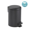 Sapho POTTY szemetes, Soft Close, 5 liter, matt fekete (330914)