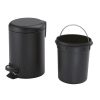Sapho POTTY szemetes, Soft Close, 5 liter, matt fekete (330914)