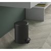Sapho POTTY szemetes, Soft Close, 5 liter, matt fekete (330914)