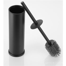   Viva NERO - fürdőszobai kiegészítő - WC kefe tartó hengeres - matt fekete