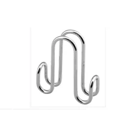   Aqualine-Sapho KRÓM LINE Duplafogas, akasztó zuhanykabinra 8,5cm, króm (37030)