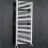 Lazzarini SANREMO törölközőszárító radiátor, íves, fehér 600x1420mm