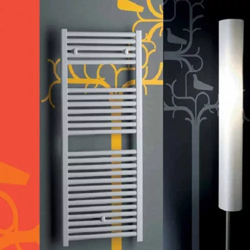 Lazzarini SANREMO törölközőszárító radiátor, íves, fehér 600x1420mm