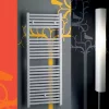 Lazzarini SANREMO törölközőszárító radiátor, íves, fehér 600x1703mm
