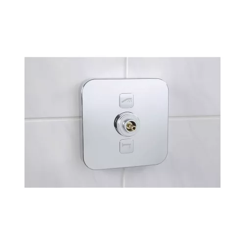 KLUDI-PUSH falsík alatti termosztátos kád/zuhanycsap