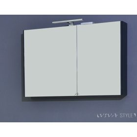   TMP SHARP 105 - ANTRACIT - Tükrös fürdőszobai szekrény - 100 cm