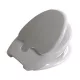 Wc ülőke KOMBINÁLT gyerek-felnőtt, fehér, duroplast, Soft Close (4003WC)