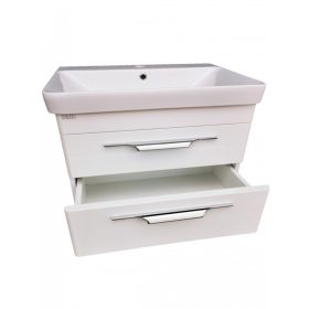   TMP LUX 80 fali függesztett fürdőszobabútor 80 cm Sanovit Luxury 11080 porcelán mosdókagylóval