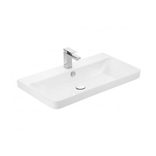 TMP LUX 80 fali függesztett fürdőszobabútor 80 cm Sanovit Luxury 11080 porcelán mosdókagylóval