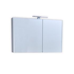   TMP SHARP Tükrös fürdőszobai szekrény LED világítással - 100 cm