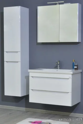 TMP SHARP fali függesztett fürdőszobai ÁLLÓSZEKRÉNY - 160 x 35 cm