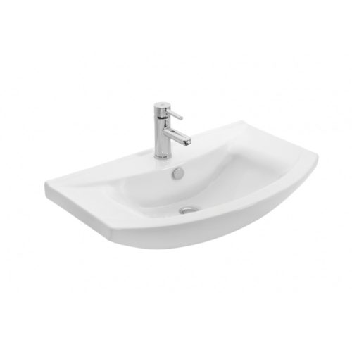 TMP ZX 65 - SONOMA - lábon álló fürdőszobabútor Sanovit Zenon 6065 porcelán mosdókagylóval 65 cm