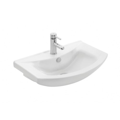 TMP ZX 55 - SONOMA - lábon álló fürdőszobabútor Sanovit Zenon 6055 porcelán mosdókagylóval 55 cm