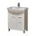 TMP ZX 75 - SONOMA - lábon álló fürdőszobabútor Sanovit Zenon 6075 porcelán mosdókagylóval 75 cm