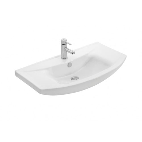 TMP ZX 75 - SONOMA - lábon álló fürdőszobabútor Sanovit Zenon 6075 porcelán mosdókagylóval 75 cm