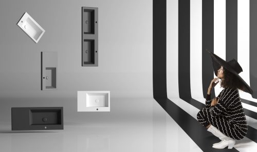 Sanovit ISIK porcelán mosdókagyló - jobb csaplyukas - 60 x 34 cm