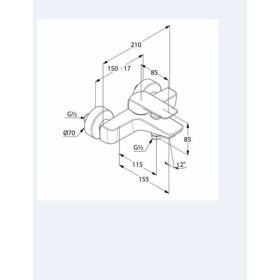 KLUDI-AMEO kádtöltő- és zuhanycsap (Kifutó-2025)