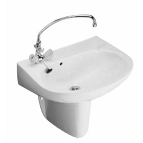   Alföldi BÁZIS mosdó 60x44cm, 1 furattal középen (4196 71 01)