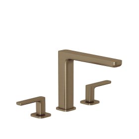   KLUDI-RENON 3-lyukas mosdócsap leeresztő szeleppel, BRONZE szálcsiszolt bronz