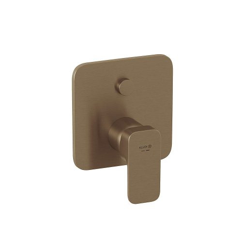 KLUDI-RENON falsík alatti 2 funkciós csaptelep, BRONZE szálcsiszolt bronz (Slim Boxx 88022 alaptest nélkül)