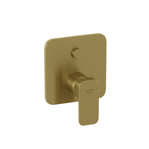 KLUDI-RENON falsík alatti 2 funkciós csaptelep, csak kádhoz, GOLD szálcsiszolt arany (Slim Boxx 88022 alaptest nélkül)