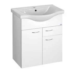   Aqualine KERAMIA FRESH mosdótartó szekrény fehér 60,5x74x34 cm 50064A