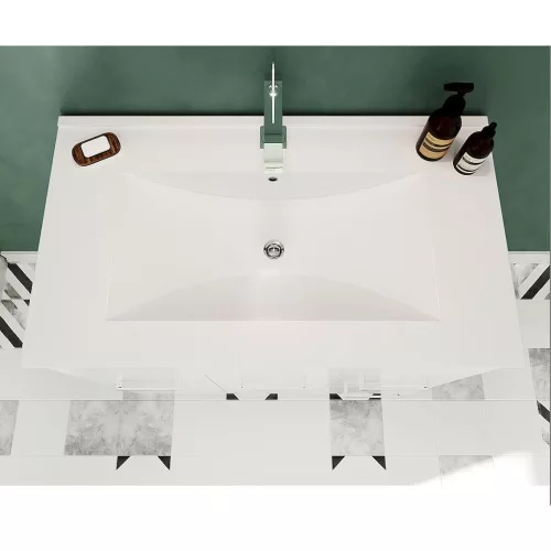 SaviniDue MADRID 100 fürdőszobaszekrény mosdóval 100x47/86cm fényes fehér 506