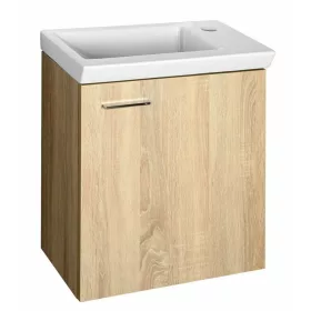   Aqualine ZOJA mosdótartó szekrény platina tölgy 44x50x23,5 cm 51046DP