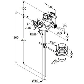 KLUDI-1926 bidécsap