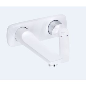   KLUDI-BALANCE falsík alatti, kétlyukas fali mosdócsap 180 mm fehér/króm