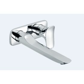   KLUDI-AMBA falsík alatti, kétlyukas, fali mosdócsap 230 mm (Kifutó-2025)