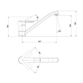 Mofém MAMBO PRO mosogató csaptelep álló (549132800)