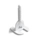 Viva Tool TWISTER csavaros burkolatszintező talp 1 mm, 100 db/csomag