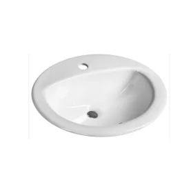  Aqualine-Sapho pultba süllyeszthető kerámiamosdó 52x45cm (55227)