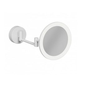 KLUDI-VELA R fali sminktükör, matt fehér