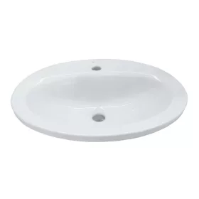   Alföldi Saval 2.0 beépíthető mosdó 53x44cm Easyplus mázfelülettel (6006 33 R1) - Kifutó!