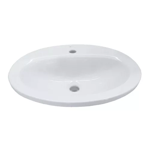Alföldi Saval 2.0 beépíthető mosdó 53x44cm Easyplus mázfelülettel (6006 33 R1) - Kifutó!