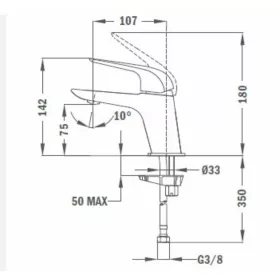   Strohm-Teka Itaca mosdó csaptelep S Króm 673460200 (kifutó-2025)