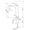 Strohm-Teka Itaca mosdó csaptelep XL Merész fekete  67366020N2