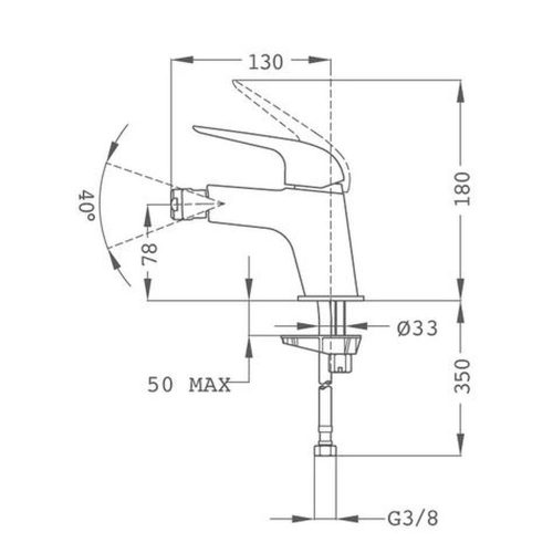 Strohm-Teka Itaca bide csaptelep Tüzes bronz 67626020BZ