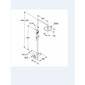 KLUDI-LOGO DSS termosztátos zuhanyrendszer