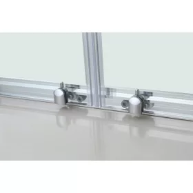   Viva AQUA Max Zuhanykabin ÍVES - 6 mm víztiszta vízlepergető üveg - 90 x 90 x   190 cm