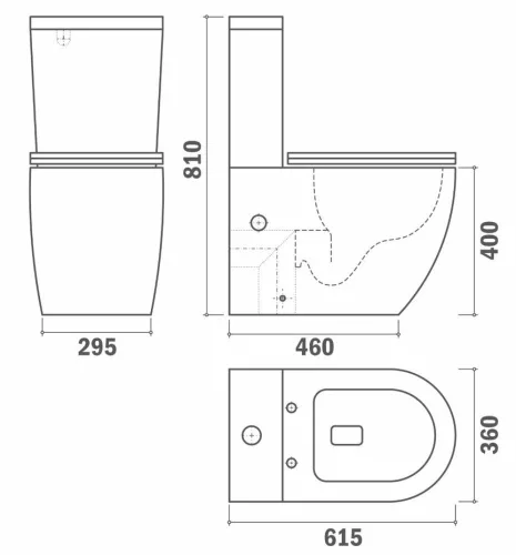 Strohm-Teka Manacor BTW WC, soft close ülőkével 700190200