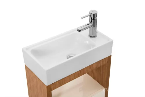 Sanovit - Top Counter pultra ültethető porcelán mosdó - MINI -  - 50 x 25,5 cm