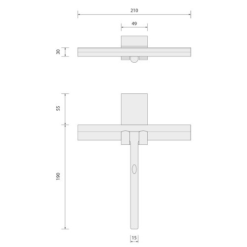 Sapho Polysan vízlehúzó matt fehér inox (72825.11)
