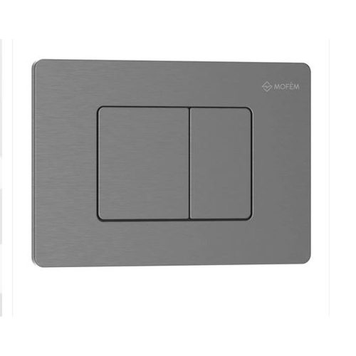 Mofém EVO 30 nyomólap Grafit szürke PVD, rozsdamentes acél, EVO-TECH WC tartályhoz