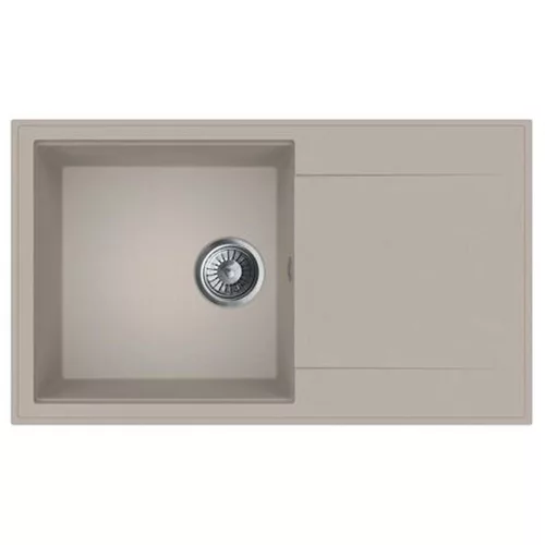 Mofém Zenit 78 1B1D Bézs gránit mosogató 1 medence + csepptálca 780x460mm
