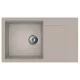 Mofém Zenit 78 1B1D Bézs gránit mosogató 1 medence + csepptálca 780x460mm