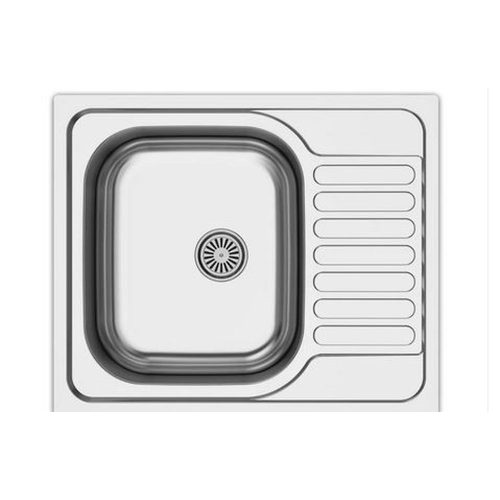 Mofém Infinite 1B 1/2D mosogató rozsdamentes 1 medence+ 1/2 csepptálca 600x500mm, szatén
